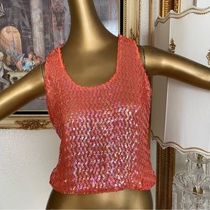 Marita by Anthony Muto Sequin Top